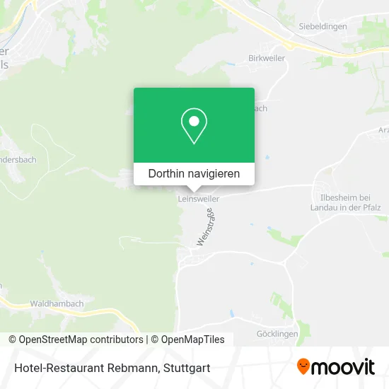 Hotel-Restaurant Rebmann Karte