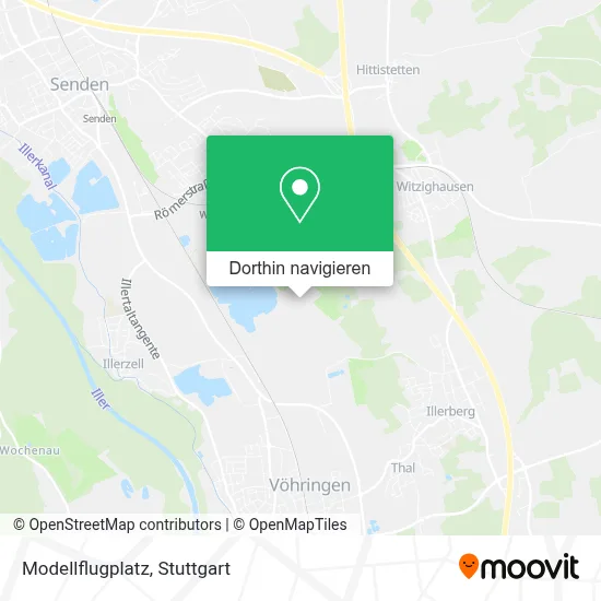 Modellflugplatz Karte