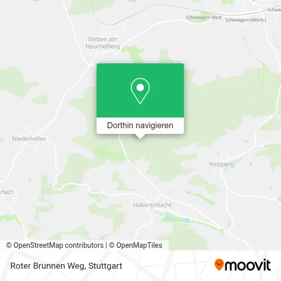Roter Brunnen Weg Karte