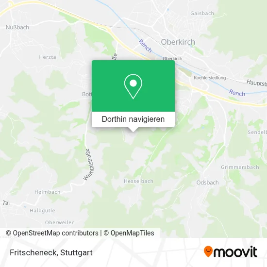 Fritscheneck Karte