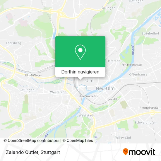 Zalando Outlet Karte