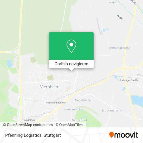 Pfenning Logistics Karte