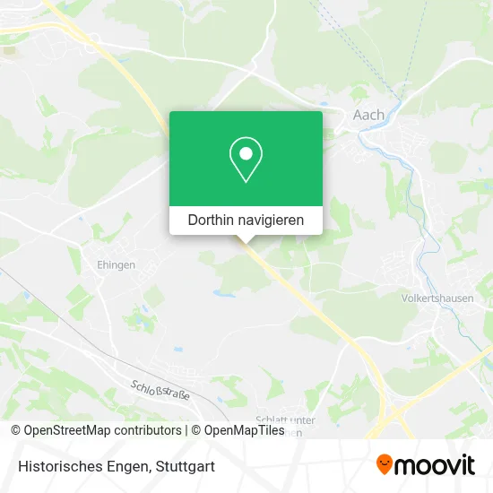 Historisches Engen Karte