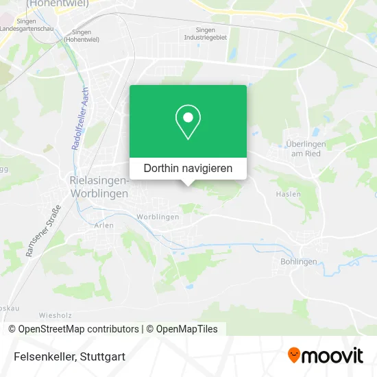Felsenkeller Karte