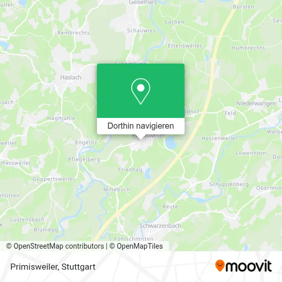 Primisweiler Karte