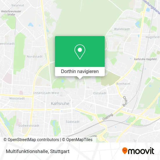 Multifunktionshalle Karte