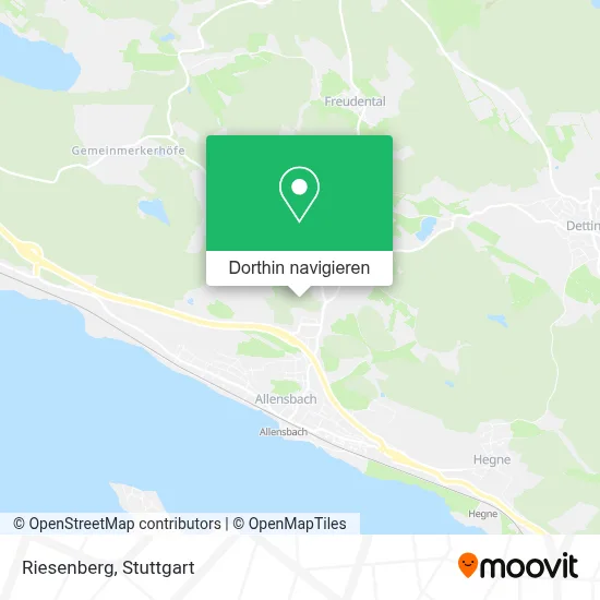Riesenberg Karte
