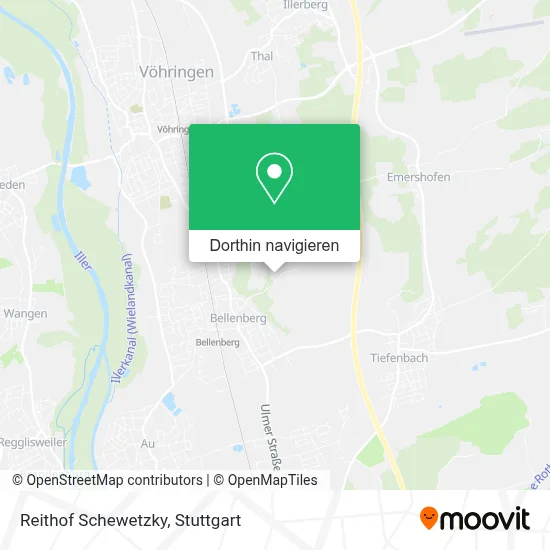 Reithof Schewetzky Karte