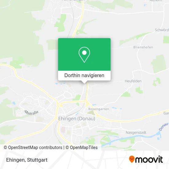Ehingen Karte
