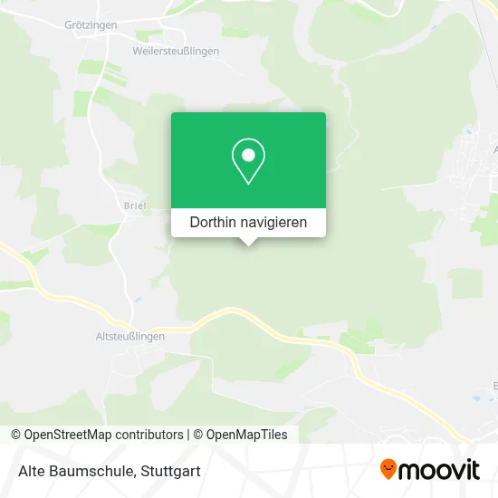 Alte Baumschule Karte