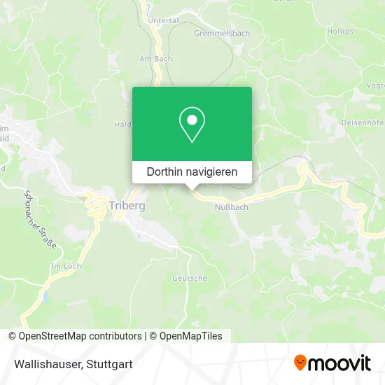 Wallishauser Karte