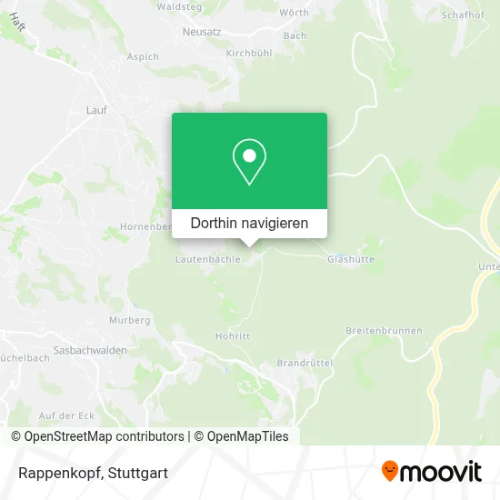 Rappenkopf Karte