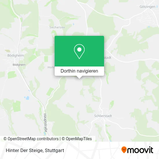 Hinter Der Steige Karte