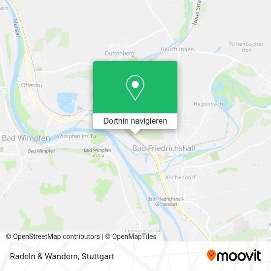 Radeln & Wandern Karte