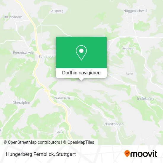 Hungerberg Fernblick Karte