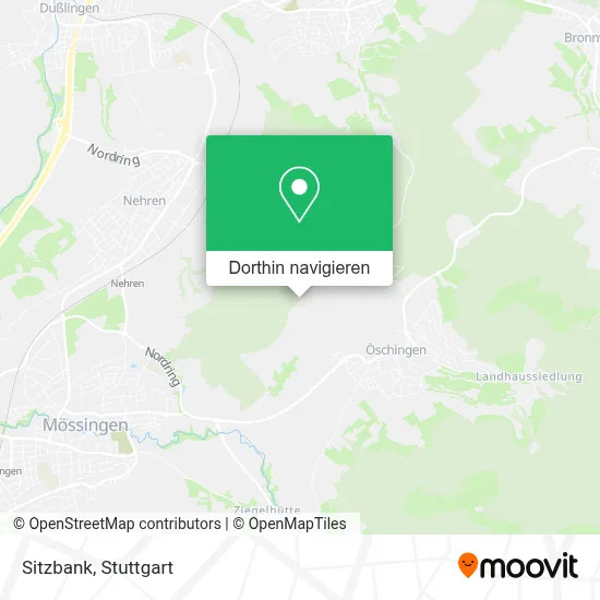 Sitzbank Karte
