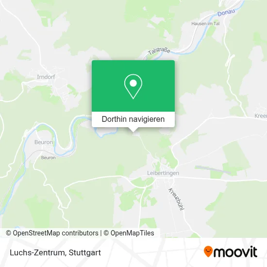 Luchs-Zentrum Karte