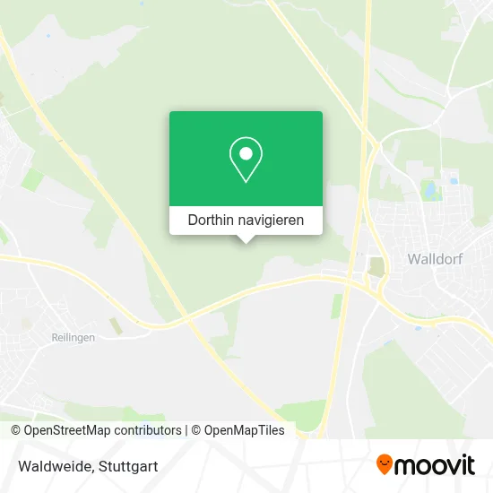 Waldweide Karte