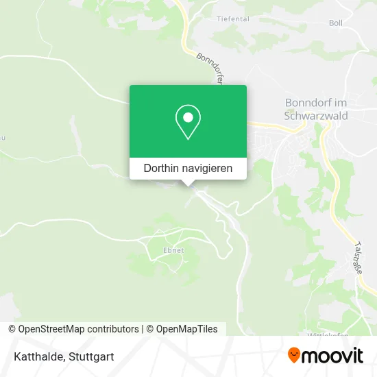 Katthalde Karte