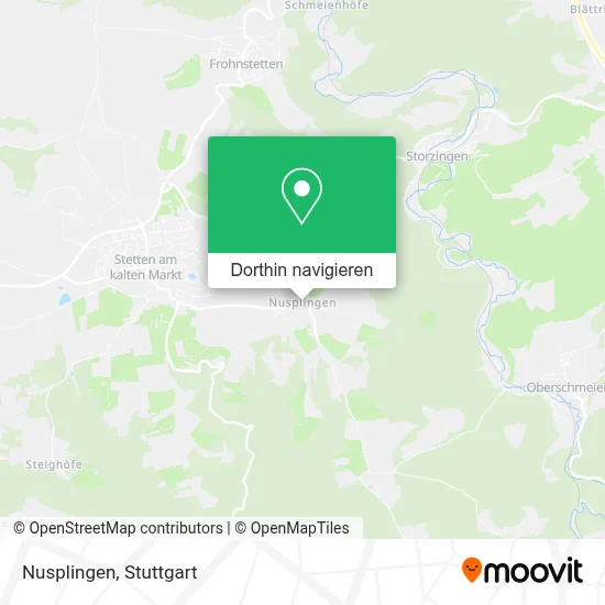 Nusplingen Karte