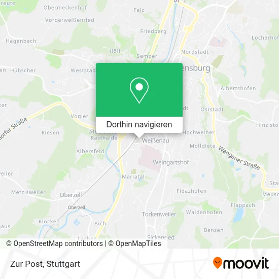 Zur Post Karte