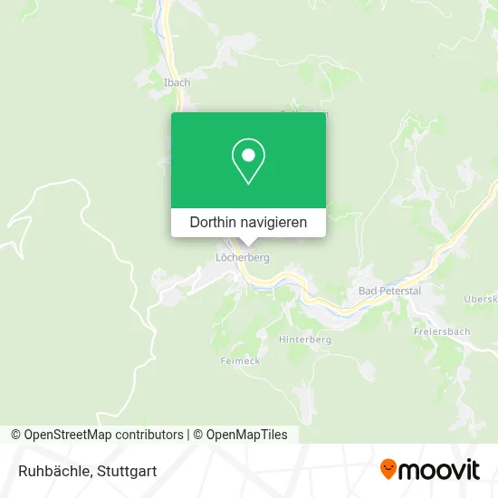 Ruhbächle Karte