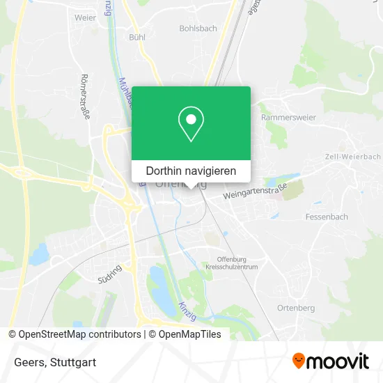 Geers Karte
