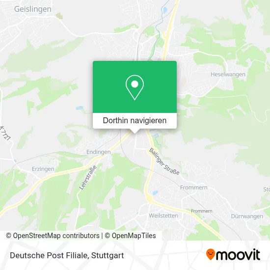 Deutsche Post Filiale Karte