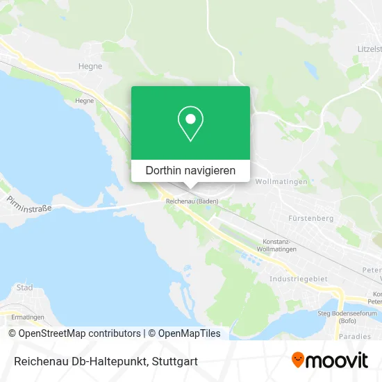 Reichenau Db-Haltepunkt Karte