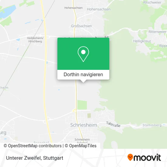 Unterer Zweifel Karte