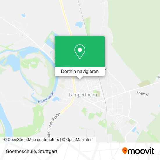 Goetheschule Karte