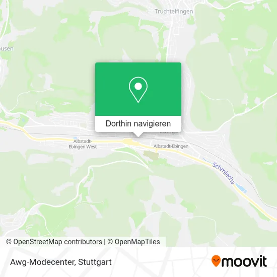 Awg-Modecenter Karte