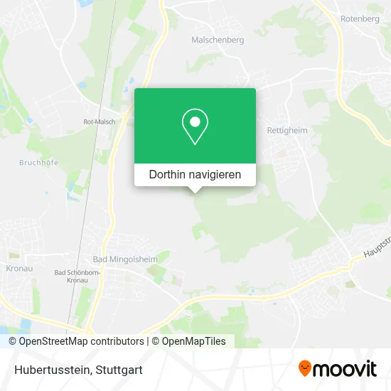 Hubertusstein Karte