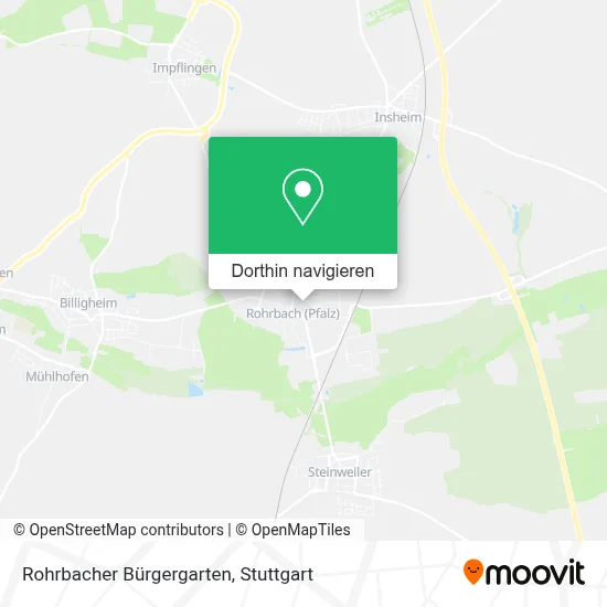 Rohrbacher Bürgergarten Karte