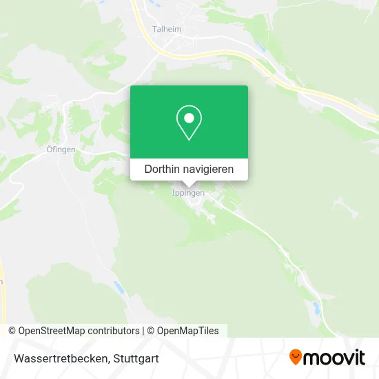 Wassertretbecken Karte