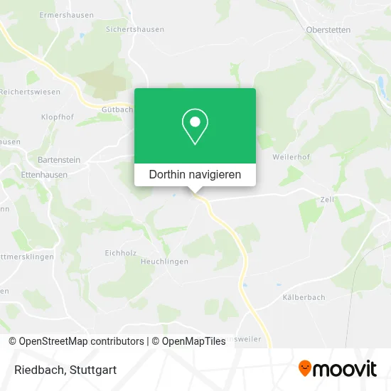 Riedbach Karte