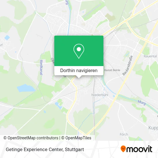 Getinge Experience Center Karte