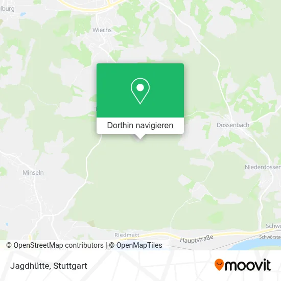 Jagdhütte Karte