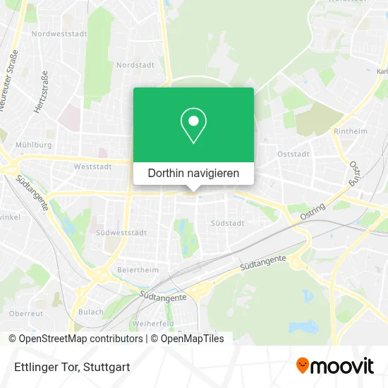 Ettlinger Tor Karte