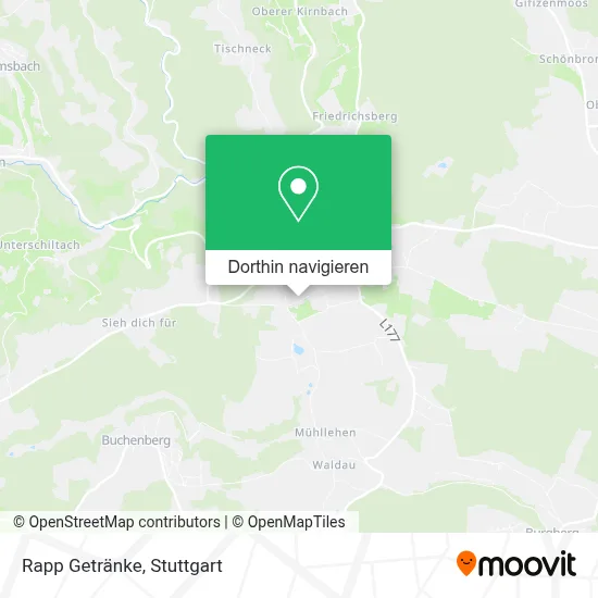 Rapp Getränke Karte