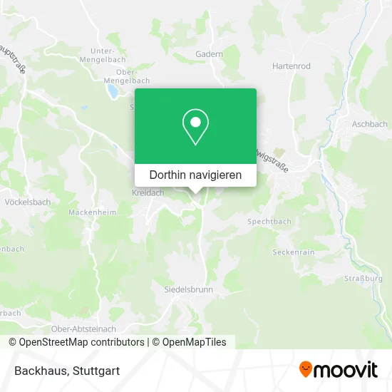 Backhaus Karte