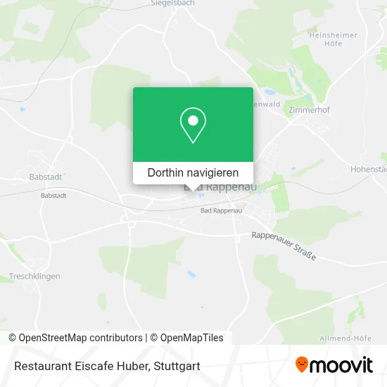 Restaurant Eiscafe Huber Karte