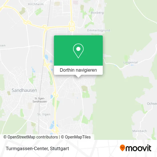 Turmgassen-Center Karte
