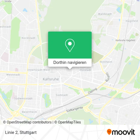 Linie 2 Karte