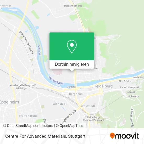 Centre For Advanced Materials Karte