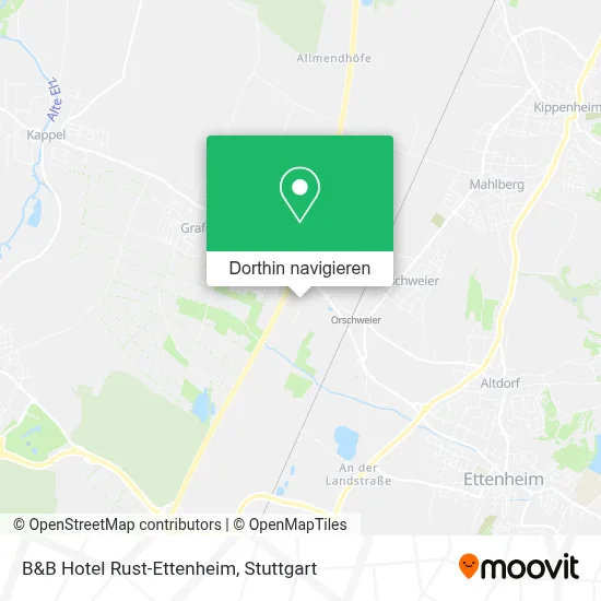 B&B Hotel Rust-Ettenheim Karte