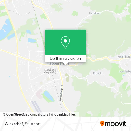 Winzerhof Karte