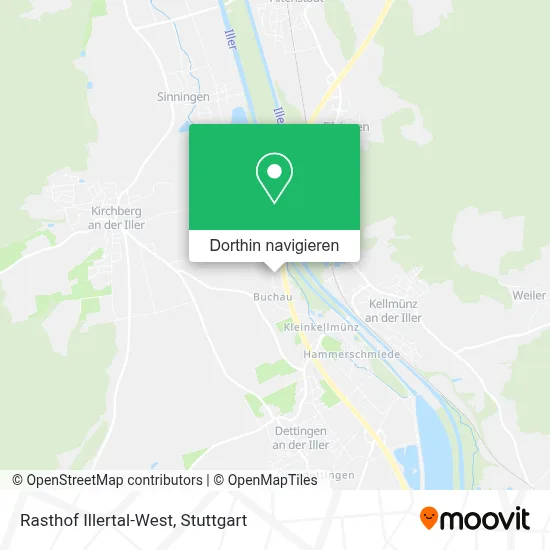 Rasthof Illertal-West Karte