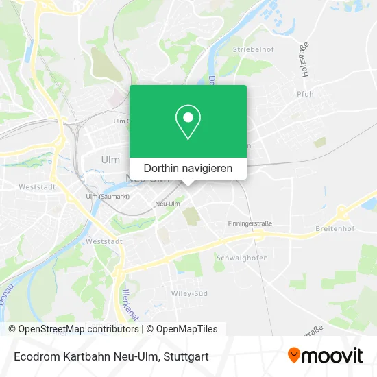 Ecodrom Kartbahn Neu-Ulm Karte