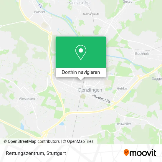 Rettungszentrum Karte